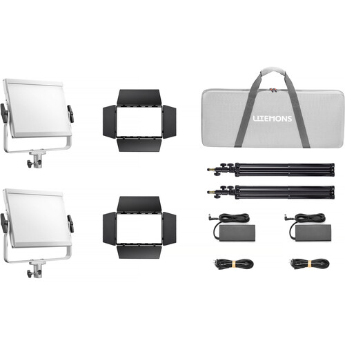 Godox Litemons LP1200Bi-K2 Bi-Color LED Light Panel (2-Light Kit) - 1